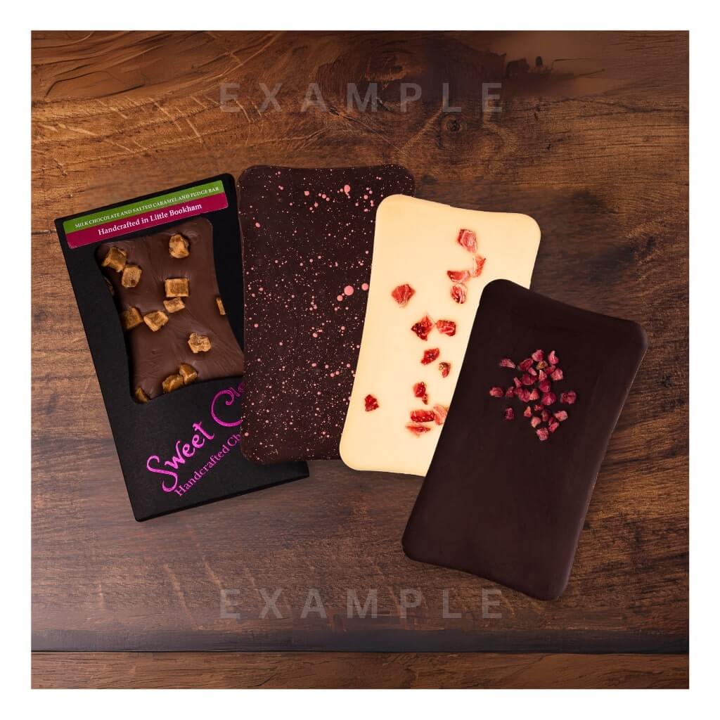 Bundle of 4 Chocolate Bars - Example