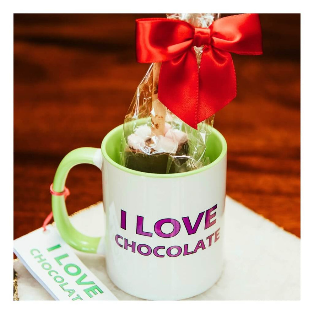 Sweet C's 'I Love Chocolate' Mug and Hot Choc