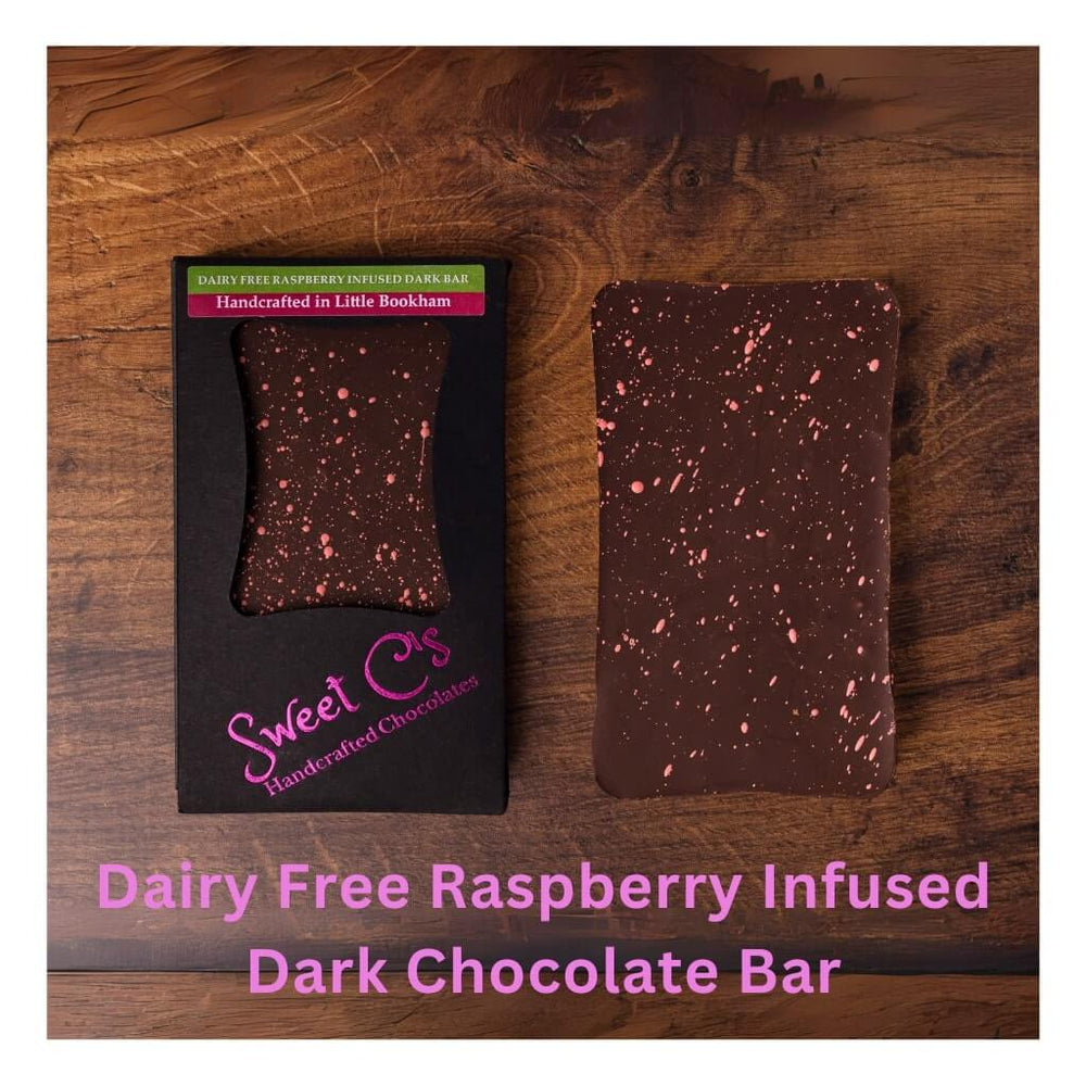 
                  
                    Bundle 4 favourites - Dairy Free Raspberry Dark Choc Bar
                  
                