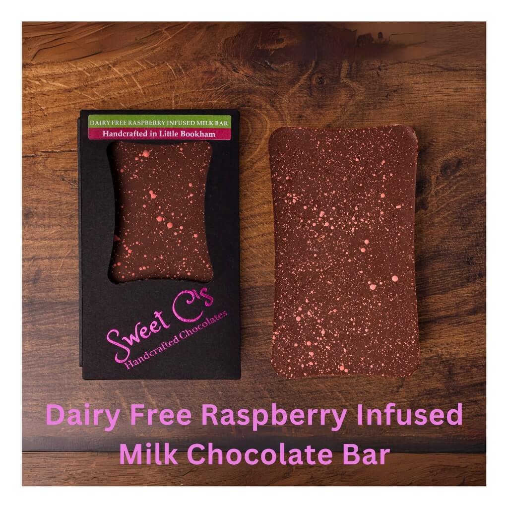 
                  
                    Bundle 4 favourites - Dairy Free Raspberry Milk Choc Bar
                  
                