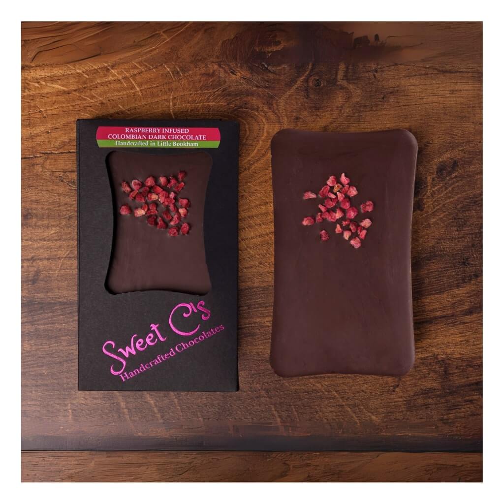 Sweet C's Dark Choc & Raspberry Bar