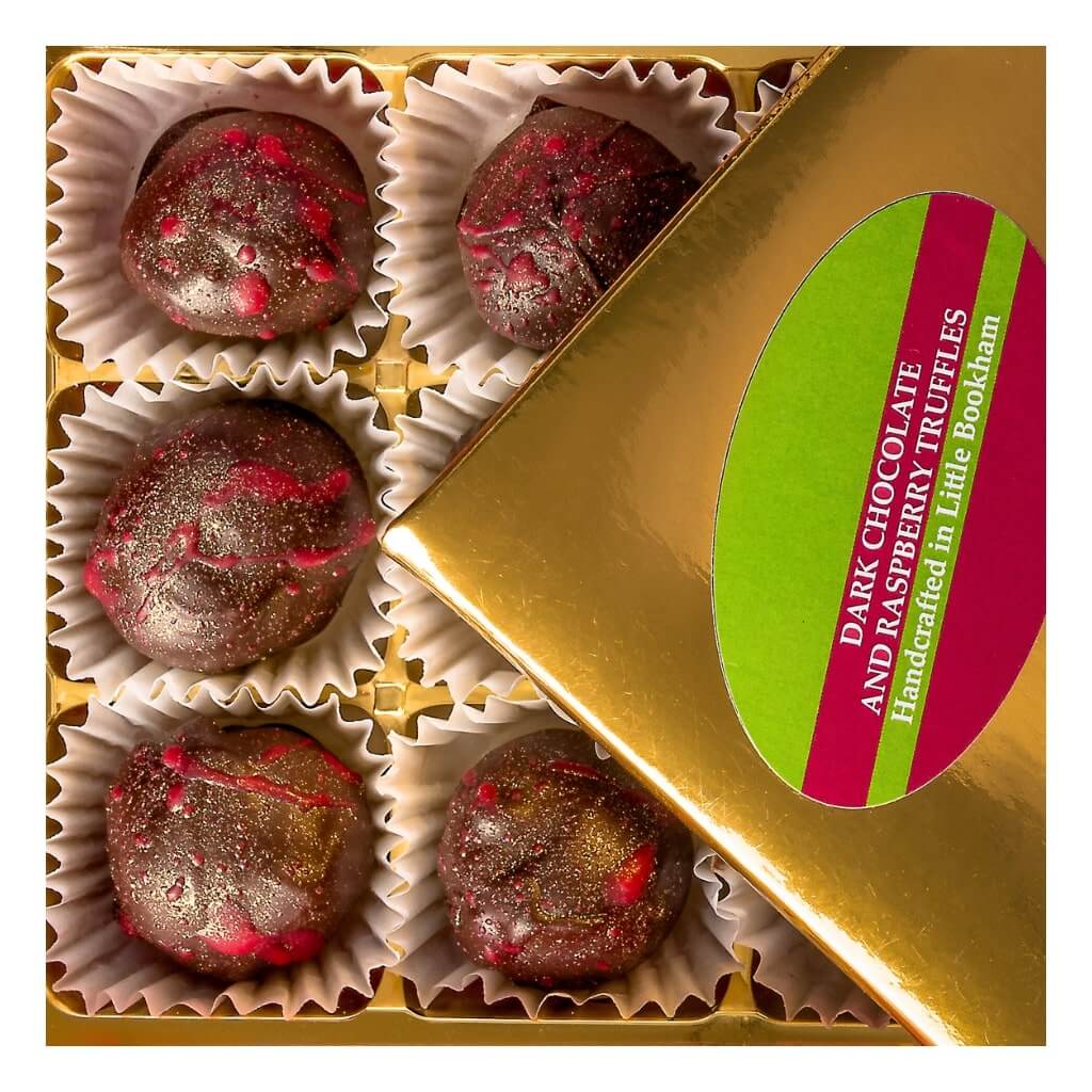 Dark Chocolate & Raspberry Infused Truffles | Sweet C's Chocolates UK ...