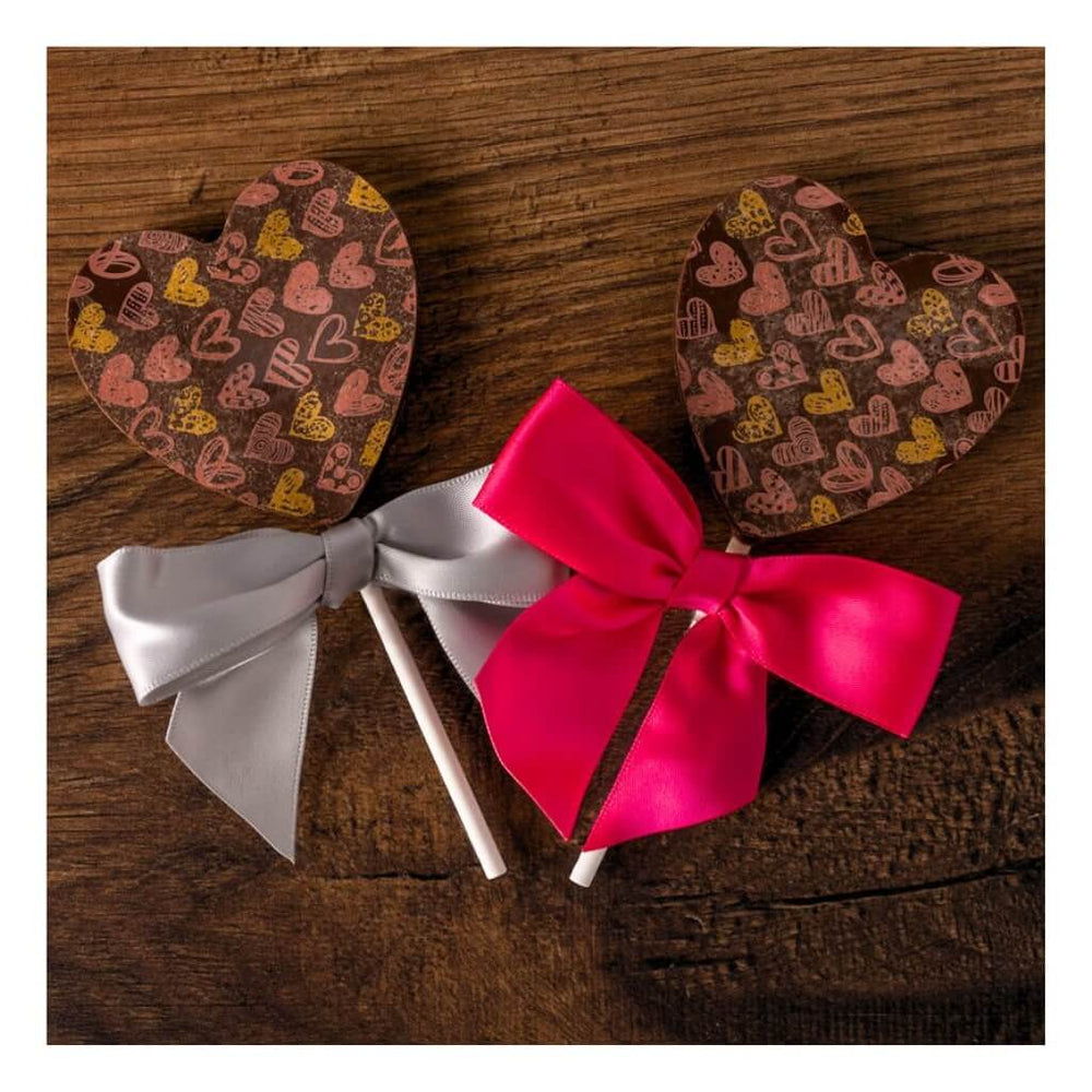 Sweet C's Valentine's Chocolate Heart Lollies